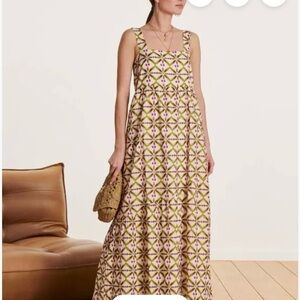 la fee Maraboutee Geometric Patterned Maxi Dress